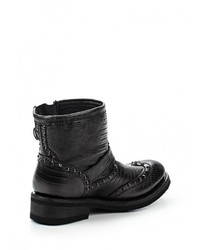 Черные кожаные полусапоги от Ash