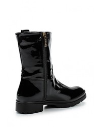 Черные кожаные полусапоги от Baldinini