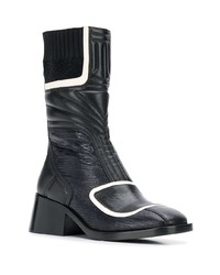 Черные кожаные полусапоги от Chloé