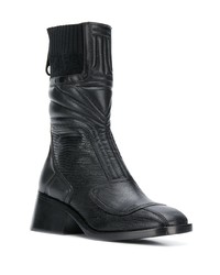 Черные кожаные полусапоги от Chloé