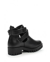 Черные кожаные полусапоги от Bellamica