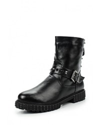 Черные кожаные полусапоги от Betsy