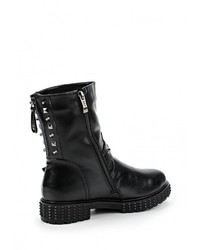 Черные кожаные полусапоги от Betsy