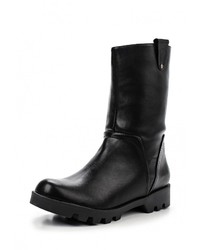 Черные кожаные полусапоги от Betsy