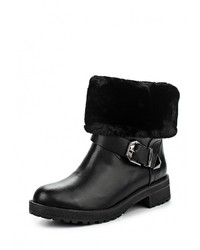 Черные кожаные полусапоги от Betsy