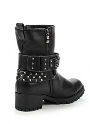 Черные кожаные полусапоги от Betsy