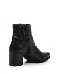 Черные кожаные полусапоги от Bronx