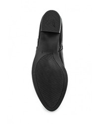 Черные кожаные полусапоги от Caprice