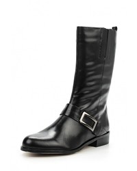 Черные кожаные полусапоги от Covani