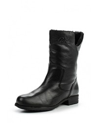 Черные кожаные полусапоги от Dali