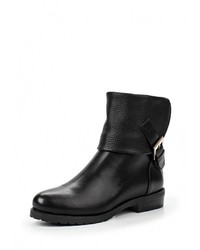 Черные кожаные полусапоги от Daze