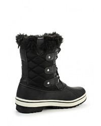 Черные кожаные полусапоги от Ella