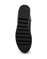 Черные кожаные полусапоги от Elong