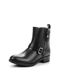 Черные кожаные полусапоги от Geox