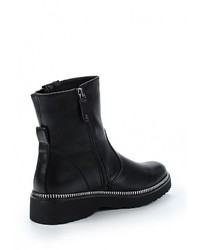 Черные кожаные полусапоги от Gioseppo