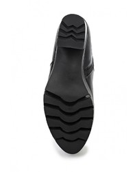 Черные кожаные полусапоги от Grand Style