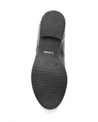 Черные кожаные полусапоги от Instreet