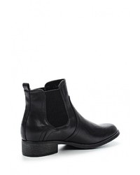 Черные кожаные полусапоги от Instreet