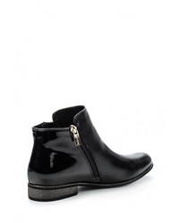 Черные кожаные полусапоги от Instreet