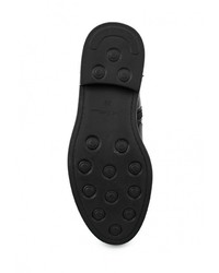 Черные кожаные полусапоги от Just Couture