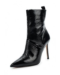 Черные кожаные полусапоги от Kg Kurt Geiger