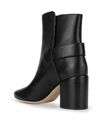 Черные кожаные полусапоги от Tory Burch