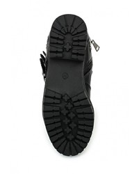 Черные кожаные полусапоги от Malien