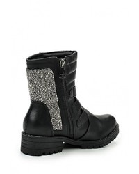 Черные кожаные полусапоги от Malien