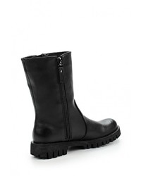 Черные кожаные полусапоги от Martin Pescatore