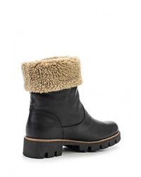 Черные кожаные полусапоги от Modelle