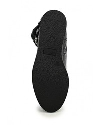 Черные кожаные полусапоги от Nobbaro