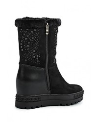 Черные кожаные полусапоги от Patrol