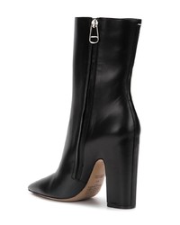 Черные кожаные полусапоги от Maison Margiela