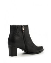 Черные кожаные полусапоги от Provocante