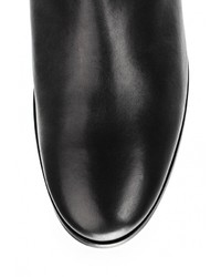 Черные кожаные полусапоги от River Island