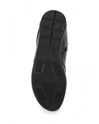 Черные кожаные полусапоги от Spur