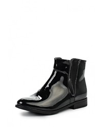 Черные кожаные полусапоги от Style Shoes