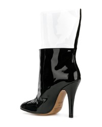 Черные кожаные полусапоги от Maison Margiela