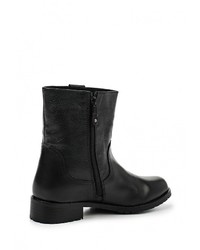 Черные кожаные полусапоги от Velvet