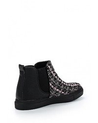 Черные кожаные полусапоги от Via Giulia