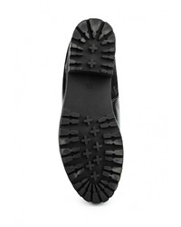 Черные кожаные полусапоги от Vivian Royal