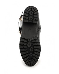 Черные кожаные полусапоги от Vivian Royal