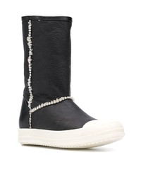 Черные кожаные полусапоги от Rick Owens