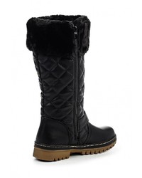 Черные кожаные полусапоги от WS Shoes