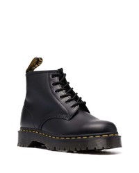 Мужские черные кожаные рабочие ботинки от Dr. Martens