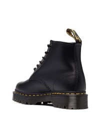 Мужские черные кожаные рабочие ботинки от Dr. Martens