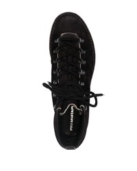 Мужские черные кожаные рабочие ботинки от Premiata