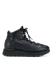 Мужские черные кожаные рабочие ботинки от Acne Studios