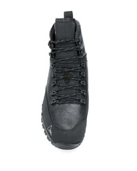 Мужские черные кожаные рабочие ботинки от Roa