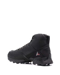 Мужские черные кожаные рабочие ботинки от Roa